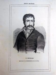 Arte: EL EMPECINADO, Defensor de la Independencia de su Patria. MOLINA. Heroes Españoles